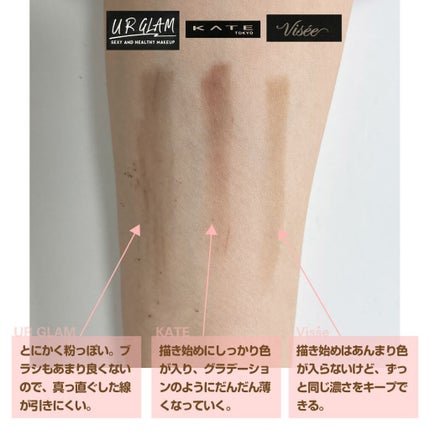 ケイト デザイニングアイブロウ3D/KATE/パウダーアイブロウを使ったクチコミ(7枚目)