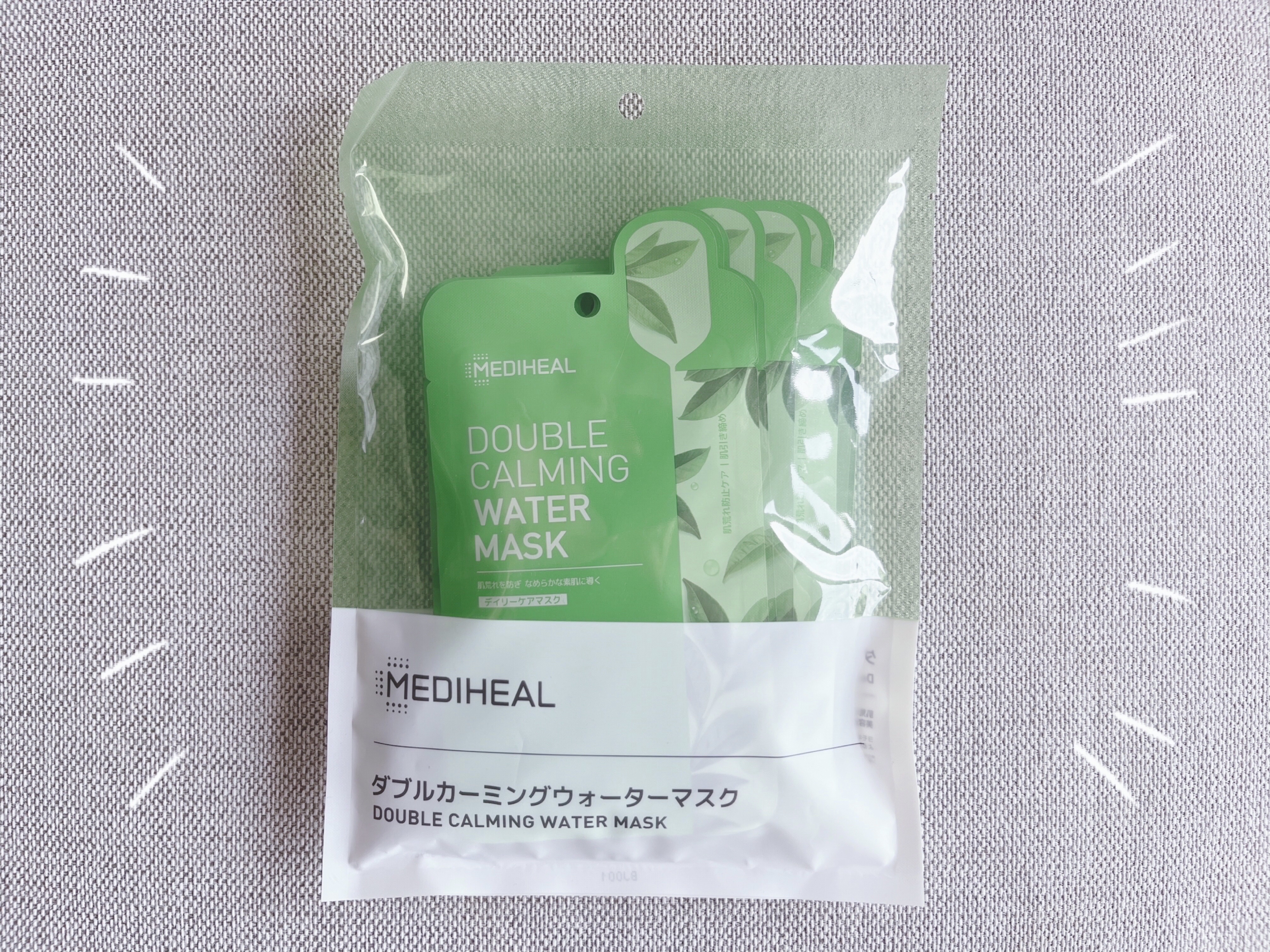 ダブルカーミングウォーターマスク/MEDIHEAL/シートマスク・パックを使ったクチコミ（1枚目）