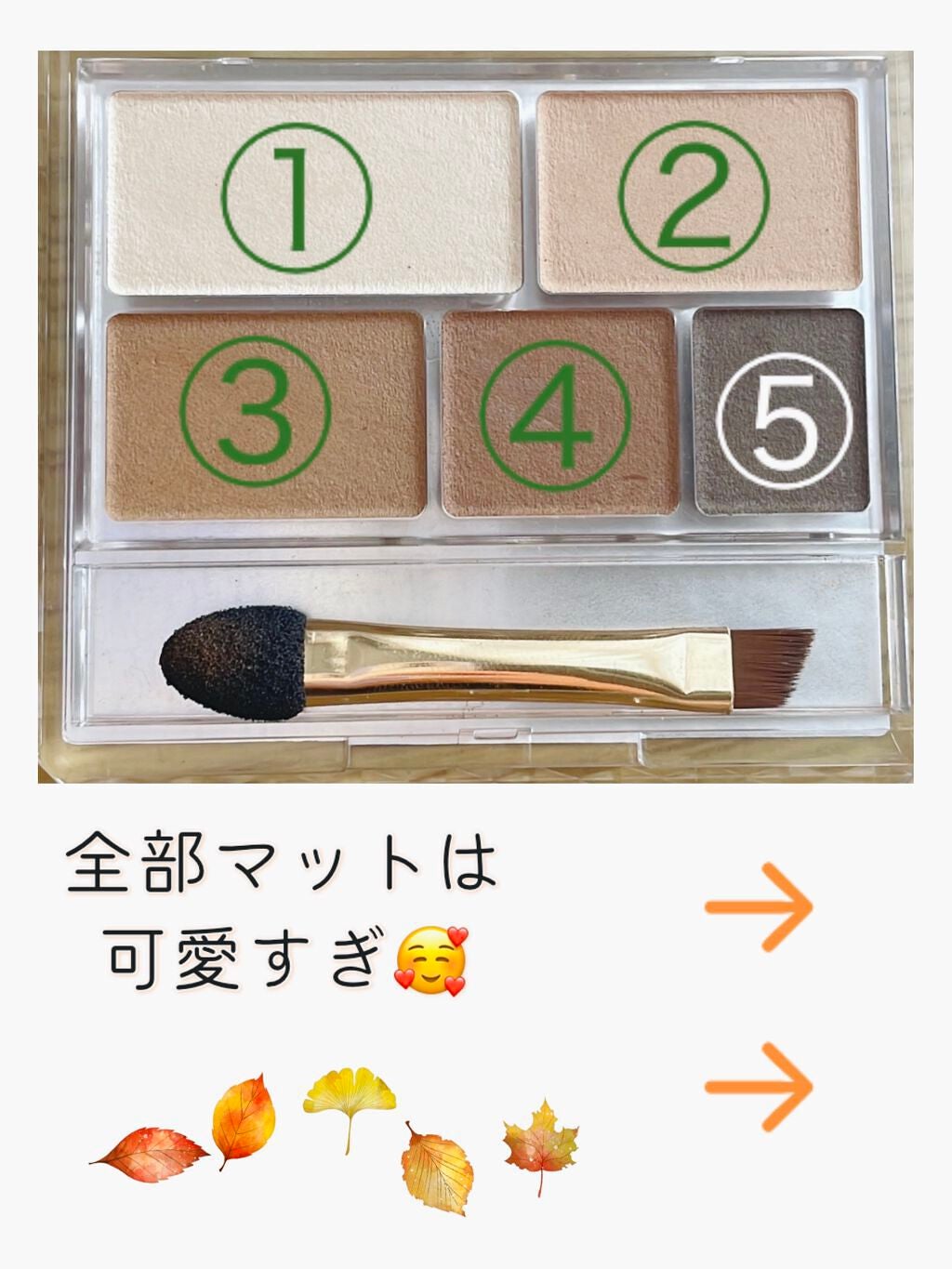 パーフェクトマルチアイズ/キャンメイク/アイシャドウパレットを使ったクチコミ(2枚目)