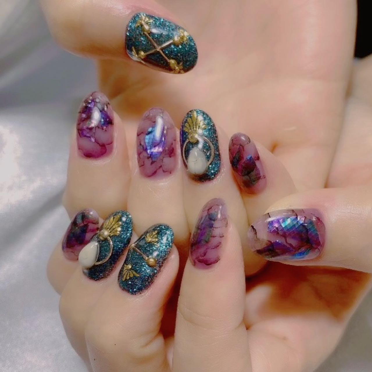 なかやまちえこ on LIPS 「GreenとPurple⠀⠀(デザインはお伝えいただいて)⠀#..」(3枚目)