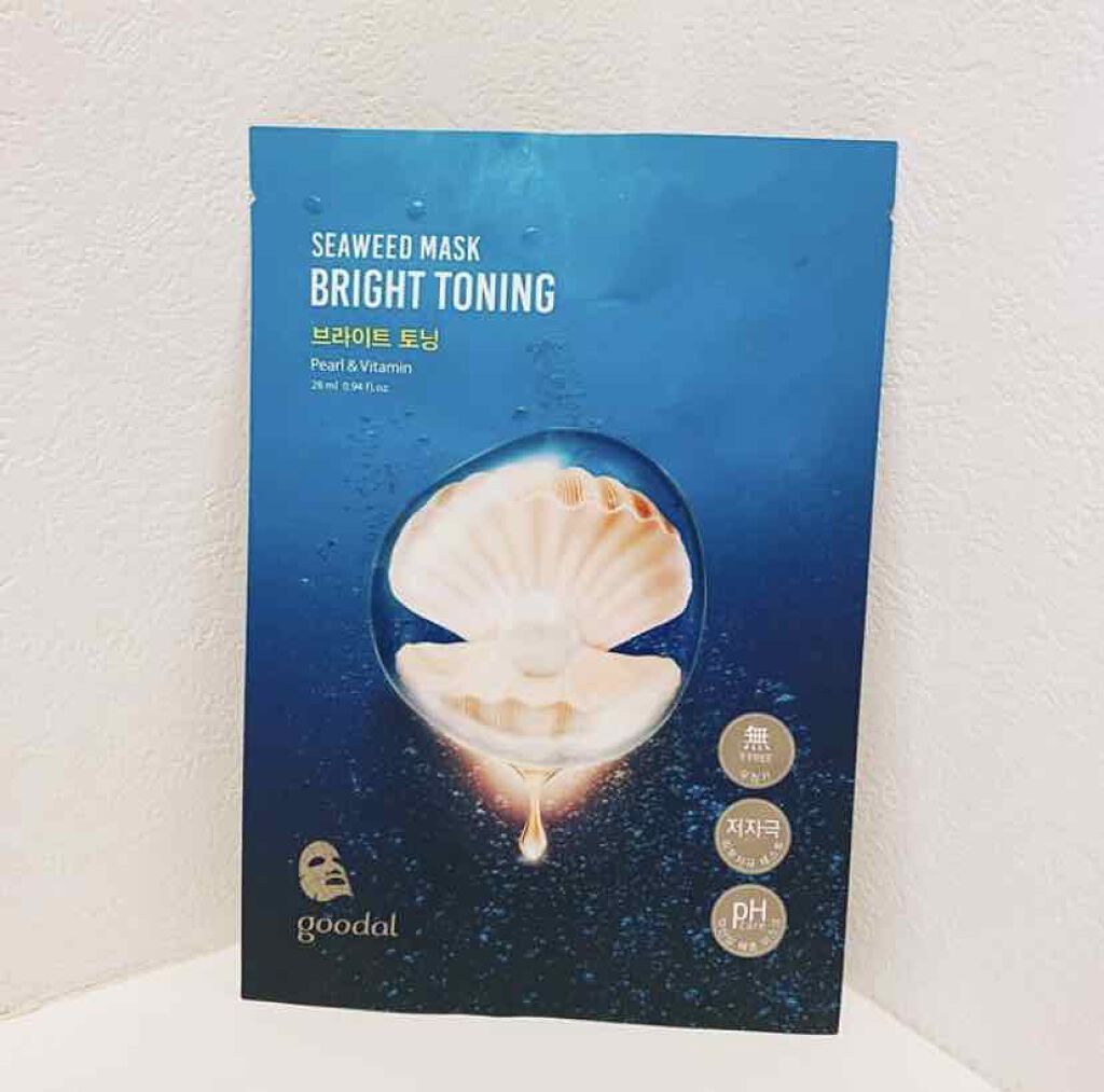 シーウィードシートマスクハイドラファーミング/goodal/シートマスク・パックを使ったクチコミ（1枚目）