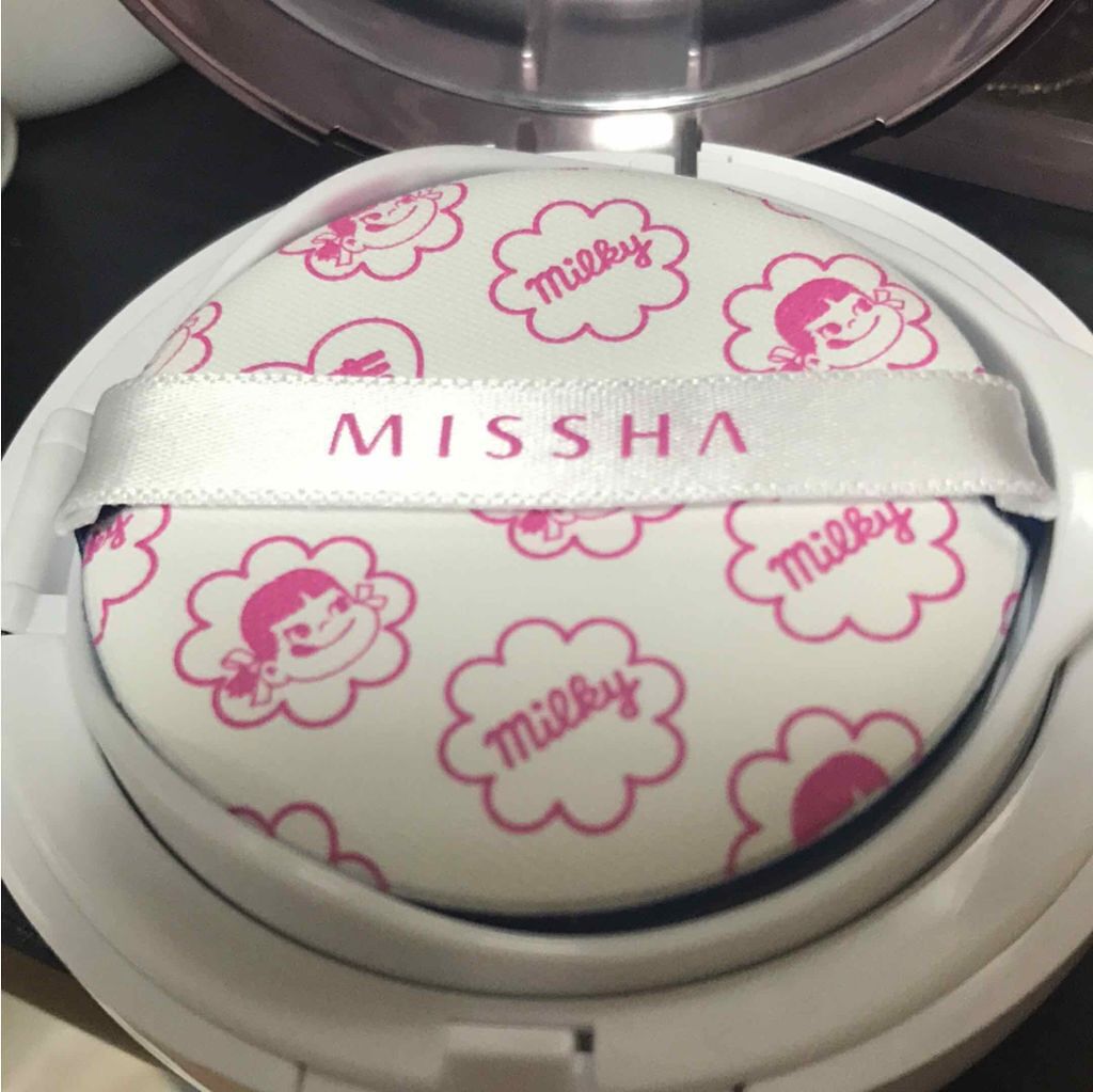 M クッション ファンデーション(モイスチャー)/MISSHA/クッションファンデーションを使ったクチコミ（3枚目）