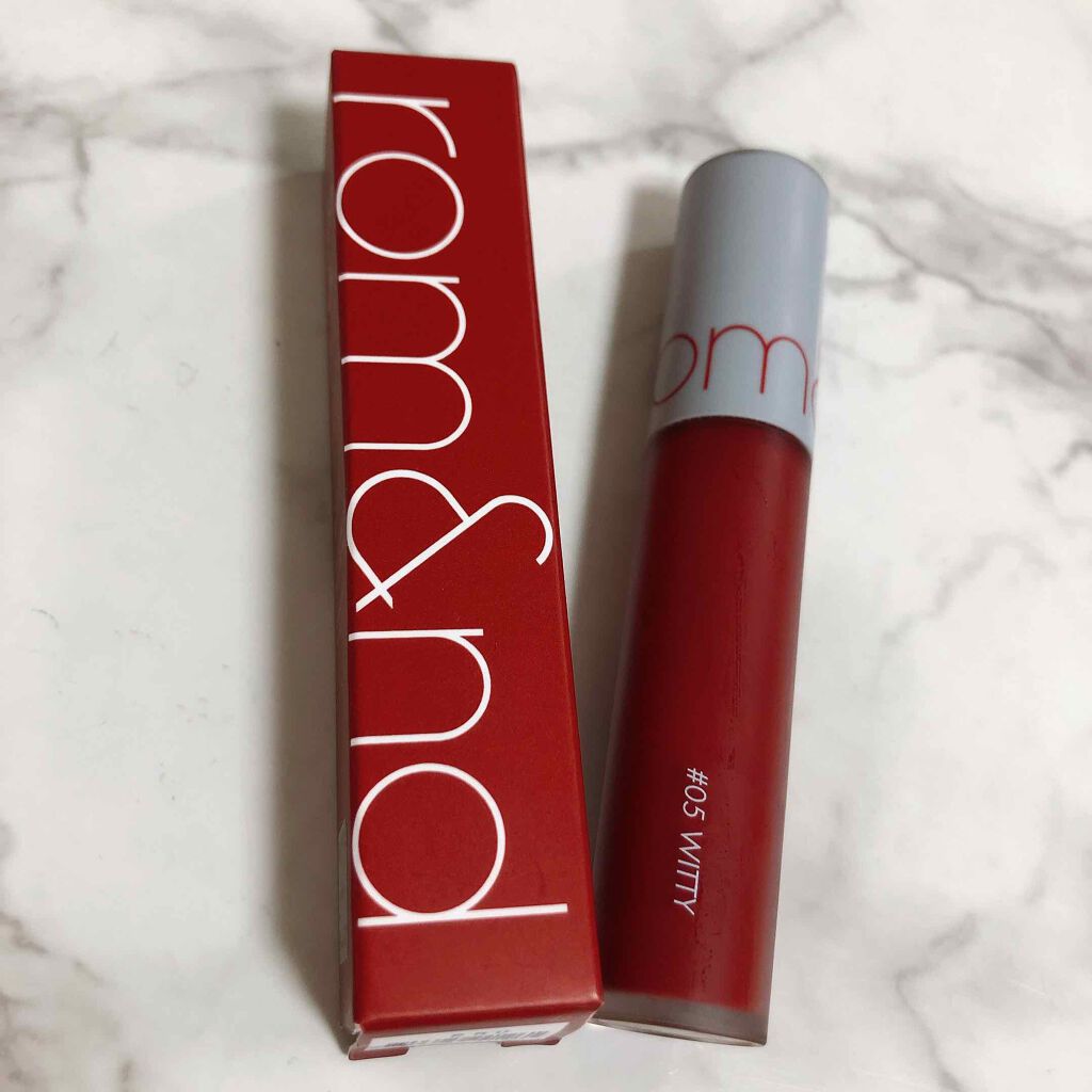 ゼロベルベットティント/rom&nd/リップティントを使ったクチコミ（1枚目）