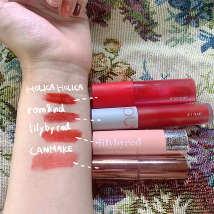 ホリカホリカ ハートクラッシュグローティントエアー/HOLIKA HOLIKA/リップティントを使ったクチコミ(2枚目)