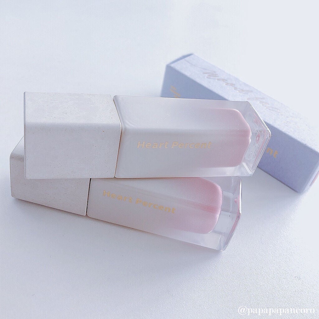 ドットオンムードピュアグロウティント/Heart Percent/リップティントを使ったクチコミ(2枚目)