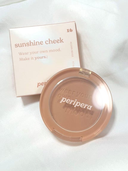 ピュア ブラッシュド サンシャイン チーク/PERIPERA/パウダーチークを使ったクチコミ(4枚目)