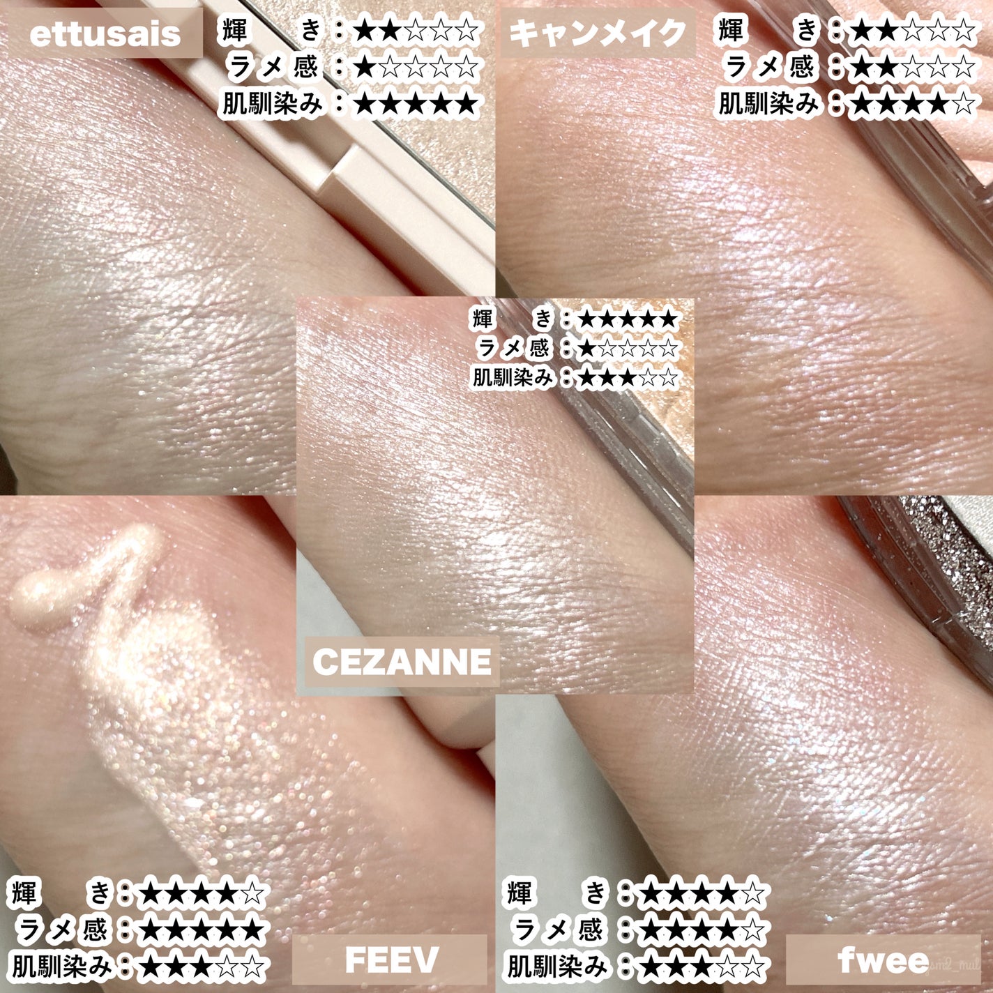 パールグロウハイライト/CEZANNE/パウダーハイライトを使ったクチコミ(3枚目)