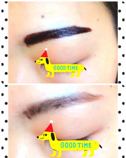 ブロウインク ジェルティント/MAYBELLINE NEW YORK/眉ティントを使ったクチコミ(2枚目)