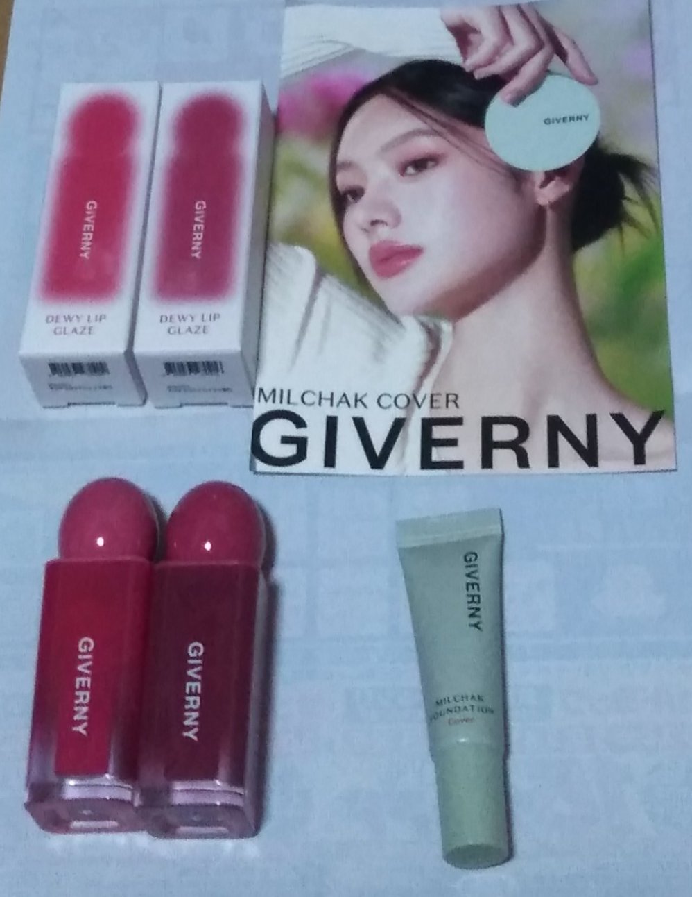 デューイリップグレイズテイント 05 リファインモーヴ/GIVERNY/リップティントを使ったクチコミ（1枚目）