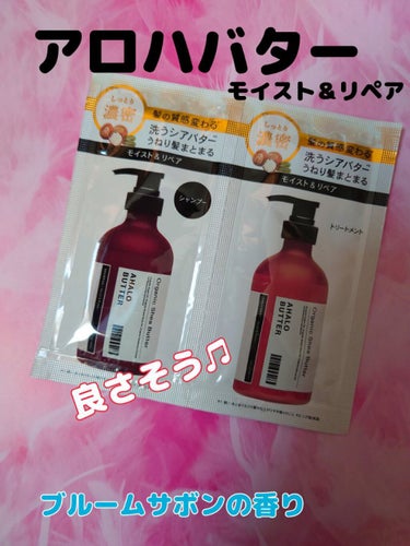 モイスト＆リペア シャンプー／ヘアトリートメント/AHALO BUTTER/シャンプー・コンディショナーを使ったクチコミ（1枚目）