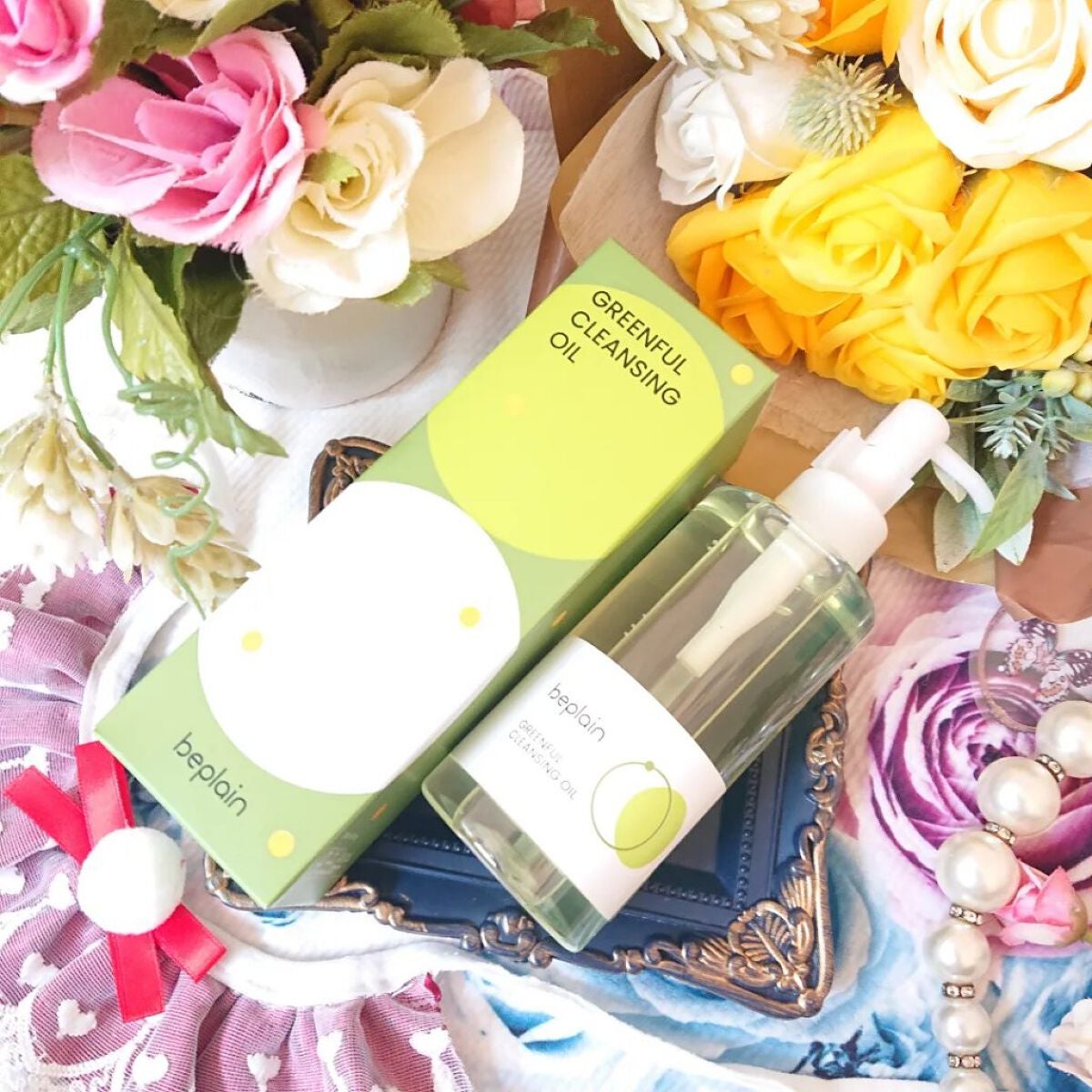 緑豆弱酸性クレンジング/beplain/クレンジングクリームを使ったクチコミ(4枚目)