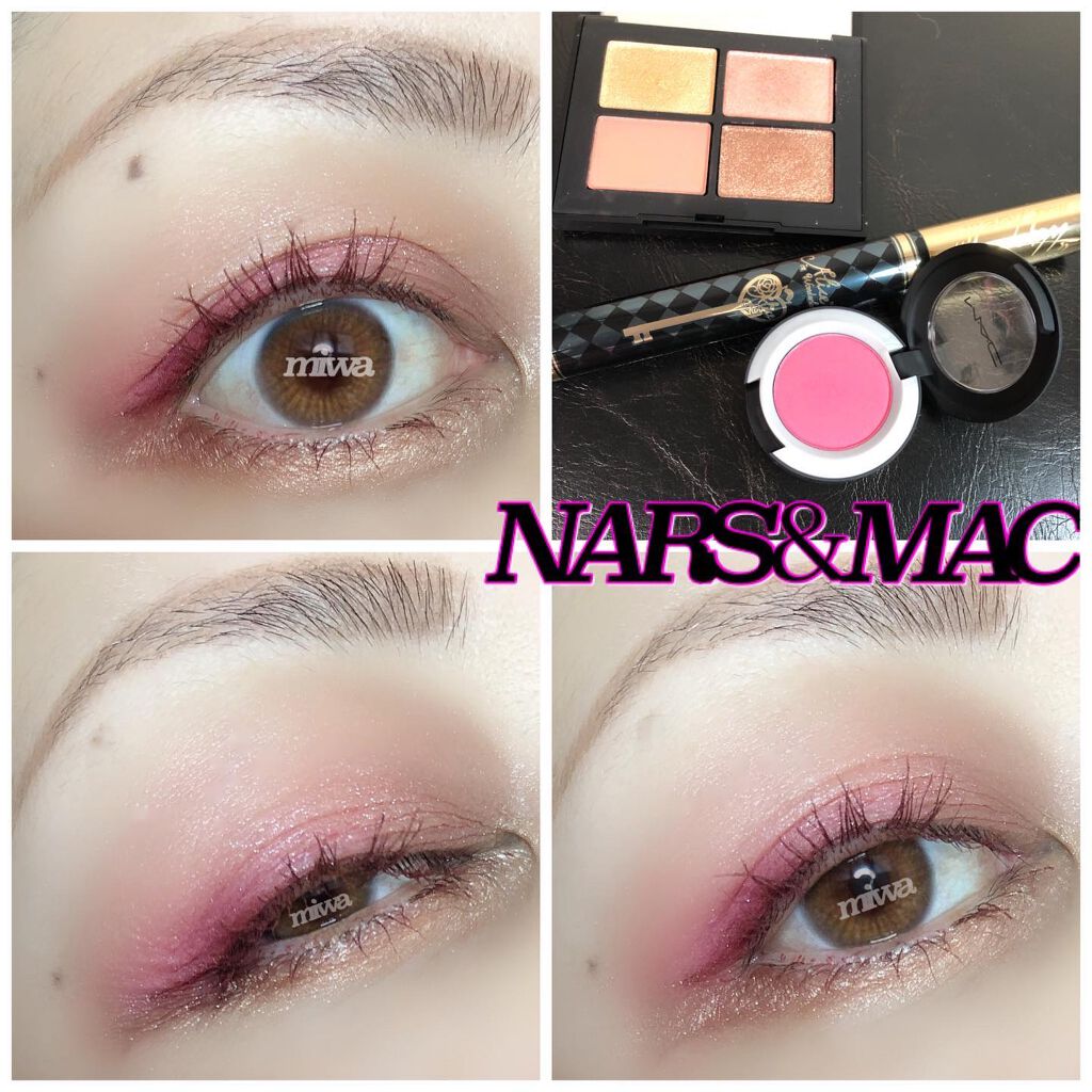 パウダー キス アイシャドウ フォール イン ラブ/M・A・C/単色アイシャドウを使ったクチコミ（1枚目）