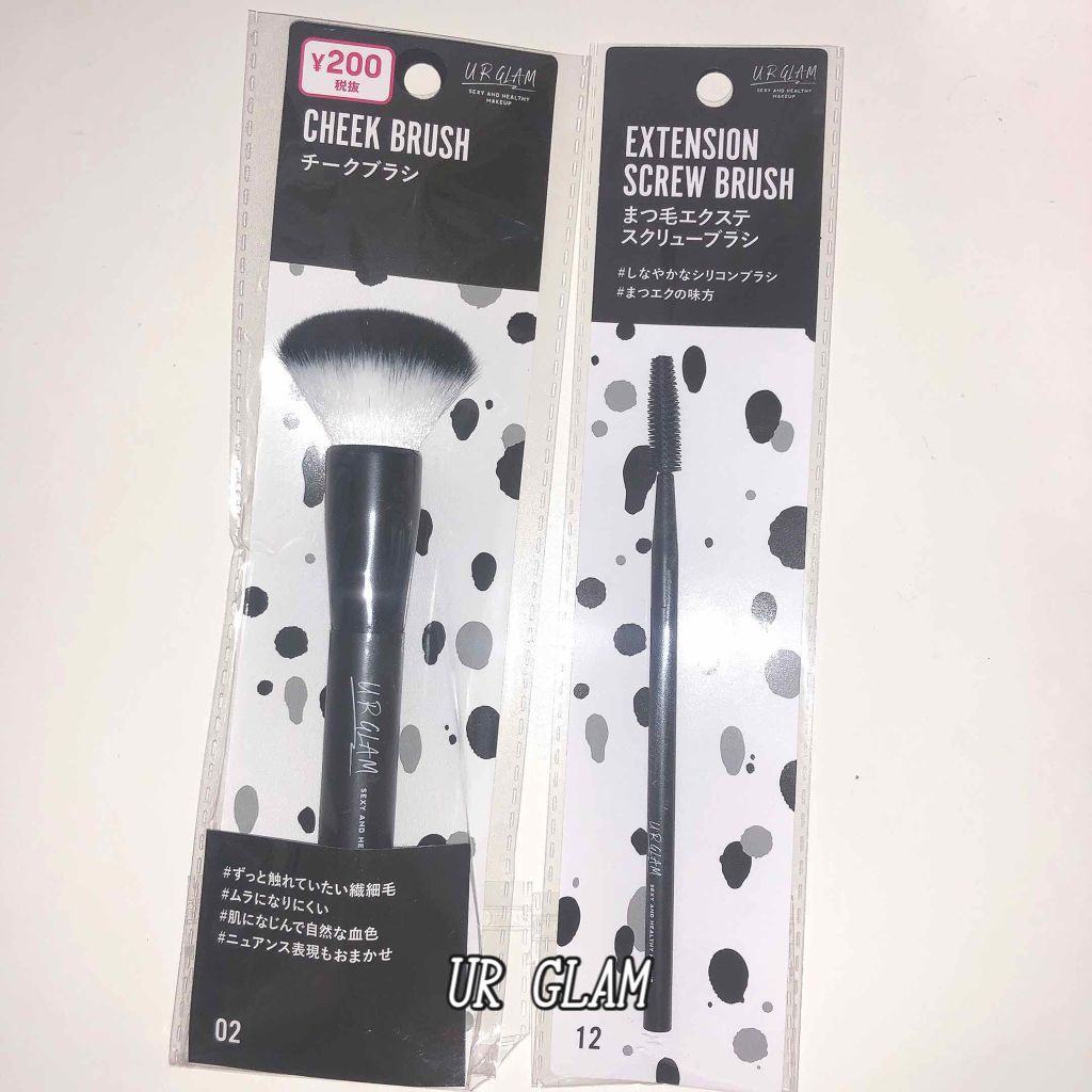 UR GLAM　CHEEK BRUSH/U R GLAM/メイクブラシを使ったクチコミ（2枚目）