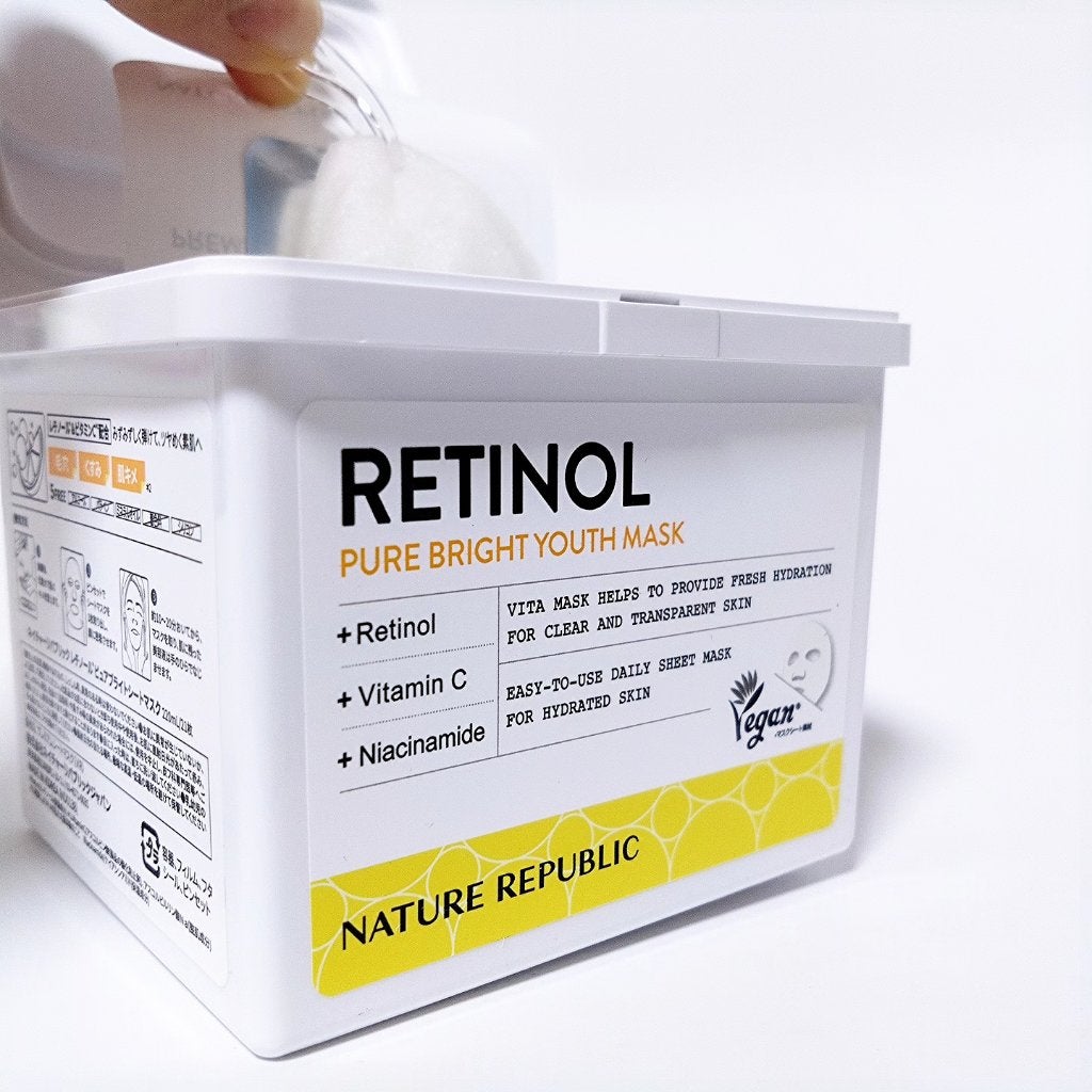 キューブマスク レチノール/ネイチャーリパブリック/シートマスク・パックを使ったクチコミ(1枚目)