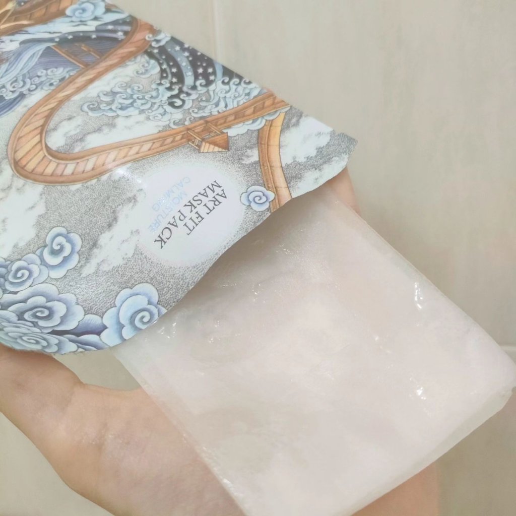 FIT YOUR SKIN マスクパック Moisture Calming のクチコミ「FIT YOUR SKIN
アートフィットマスクパックMoisture Calming

なか.....」（2枚目）