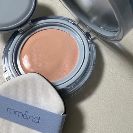 ベアウォータークッション/rom&nd/クッションファンデーションを使ったクチコミ(3枚目)