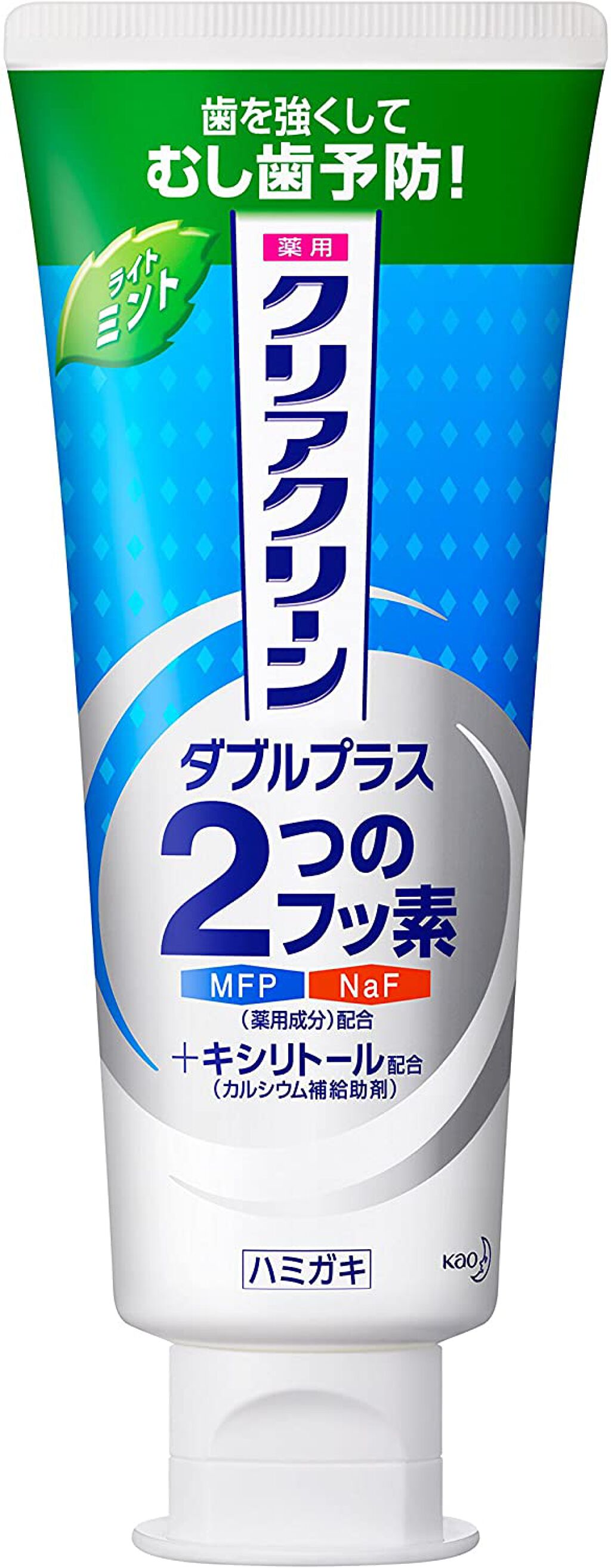 クリアクリーンダブルプラス 薬用ハミガキ ライトミント