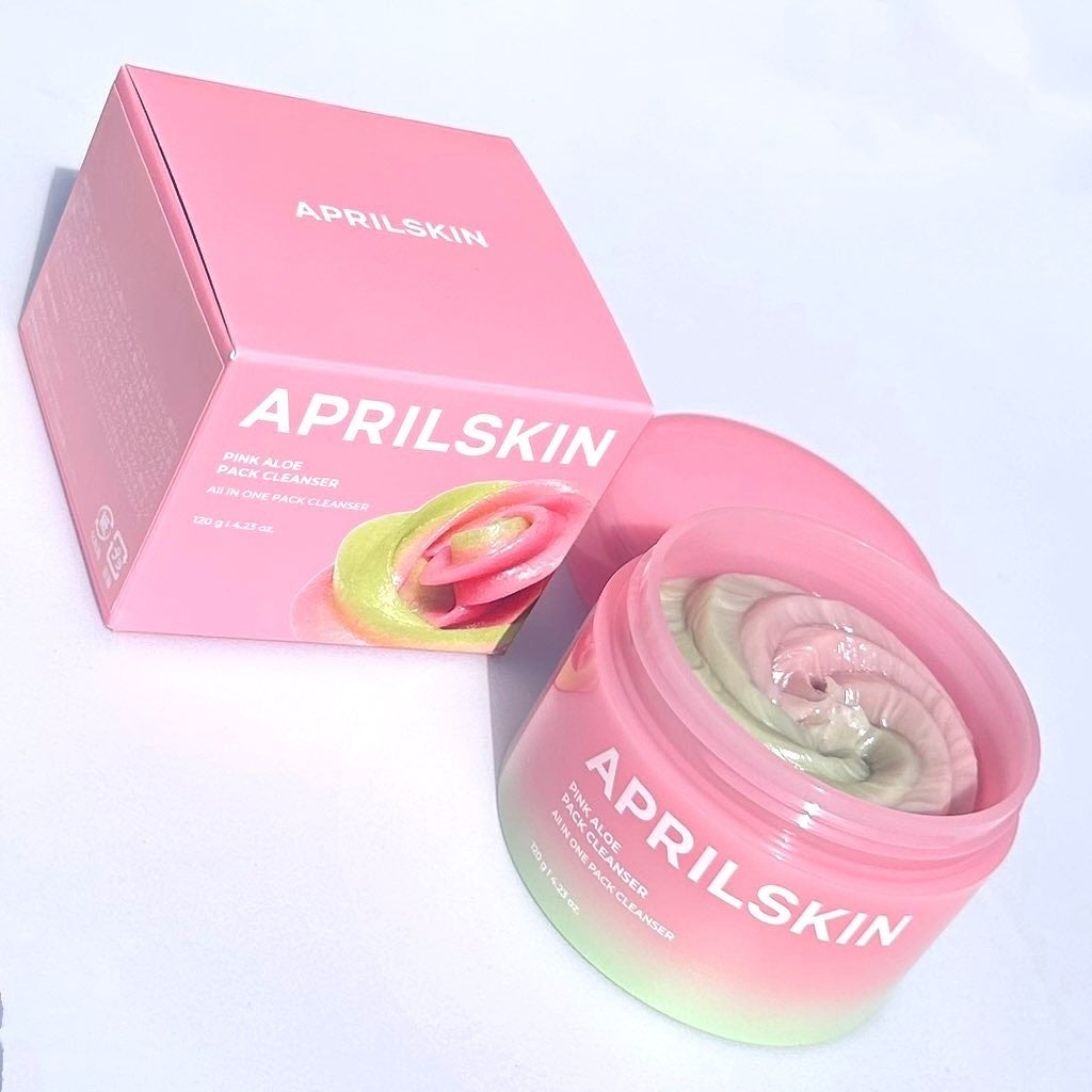 ピンクアロエメレンゲクレンザー/APRILSKIN/その他洗顔料を使ったクチコミ(1枚目)