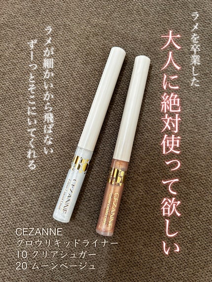 グロウリキッドライナー/CEZANNE/リキッドアイライナーを使ったクチコミ(1枚目)