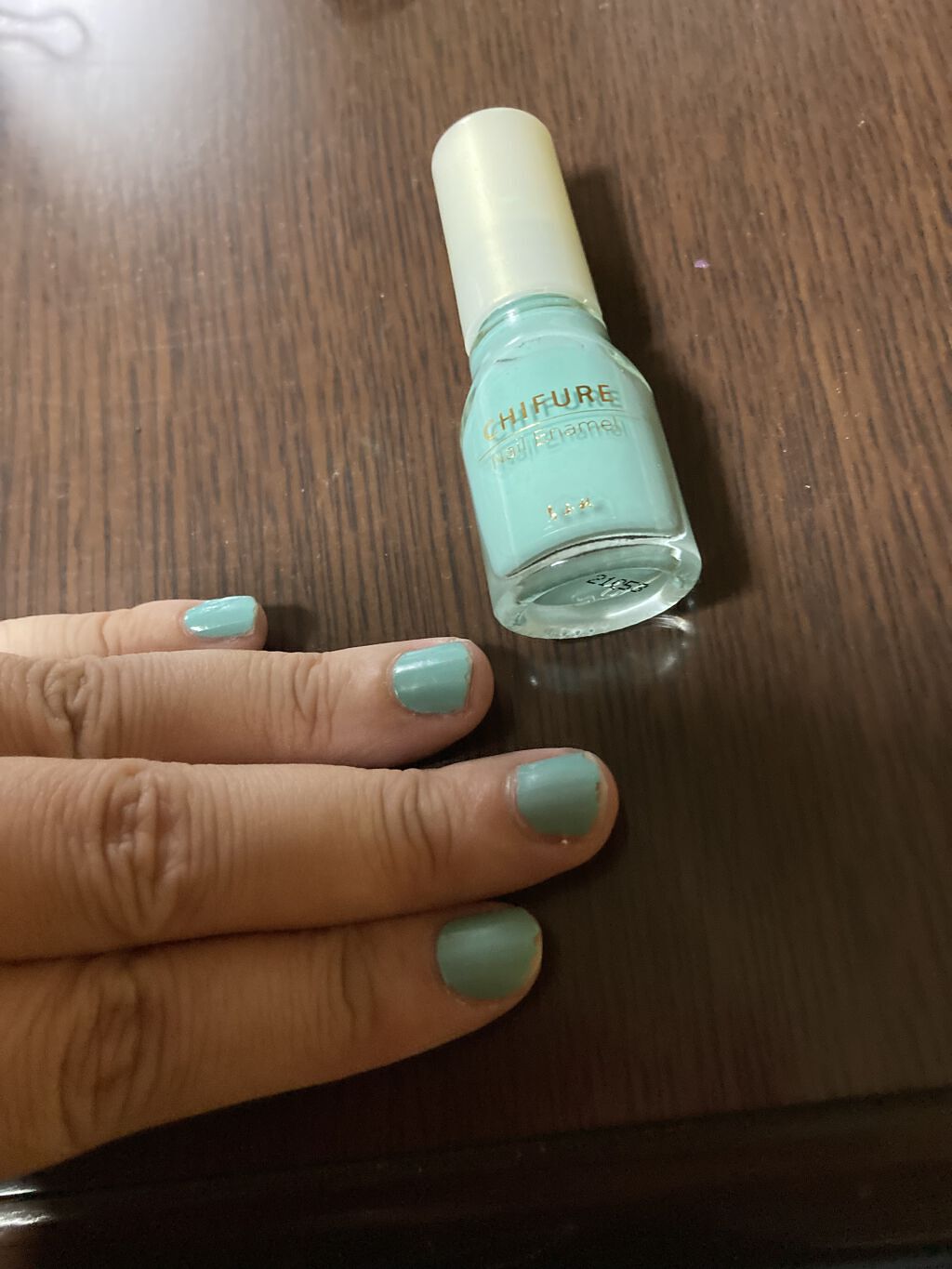 ネイル エナメル/ちふれ/マニキュアを使ったクチコミ（1枚目）