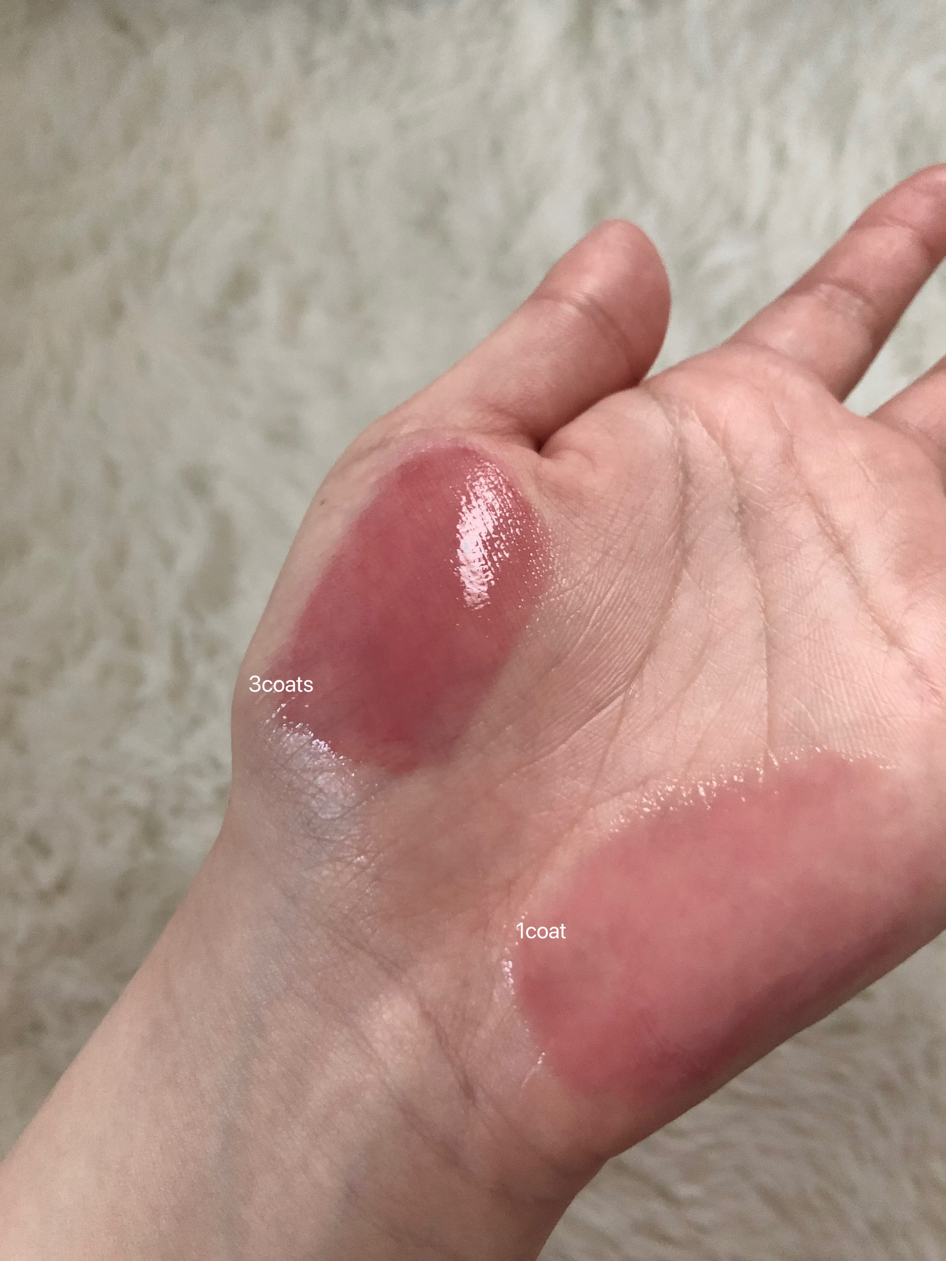 フィー 3Dボリューミンググロス/fwee/リップグロスを使ったクチコミ（3枚目）