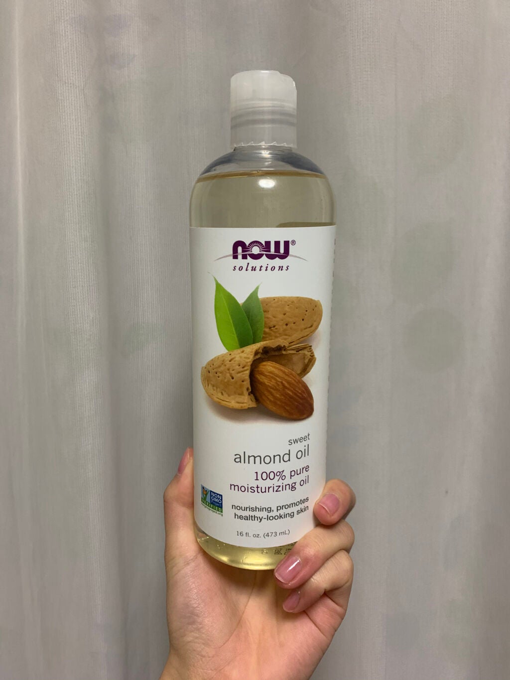 Sweet Almond Oil/Now Foods/フェイスオイルを使ったクチコミ(2枚目)