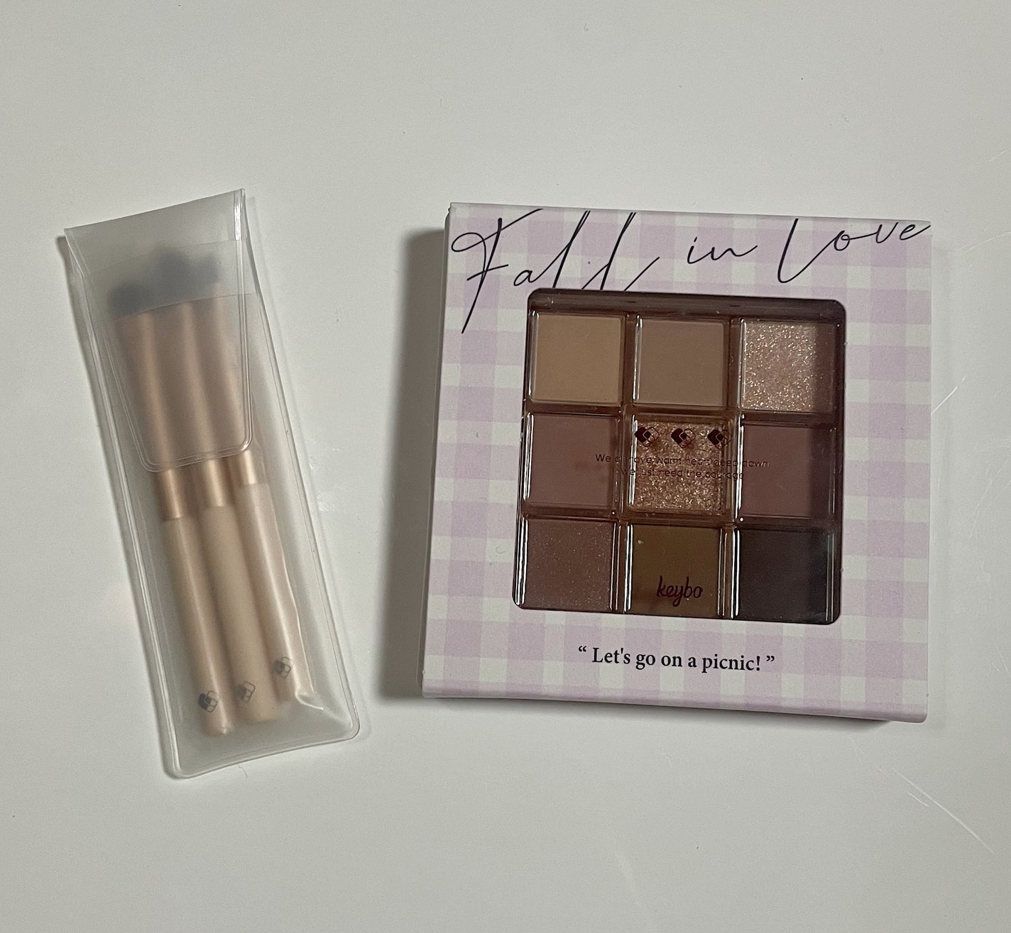 KEYBO FALL IN LOVE SHADOW PALETTE/keybo/アイシャドウパレットを使ったクチコミ(2枚目)
