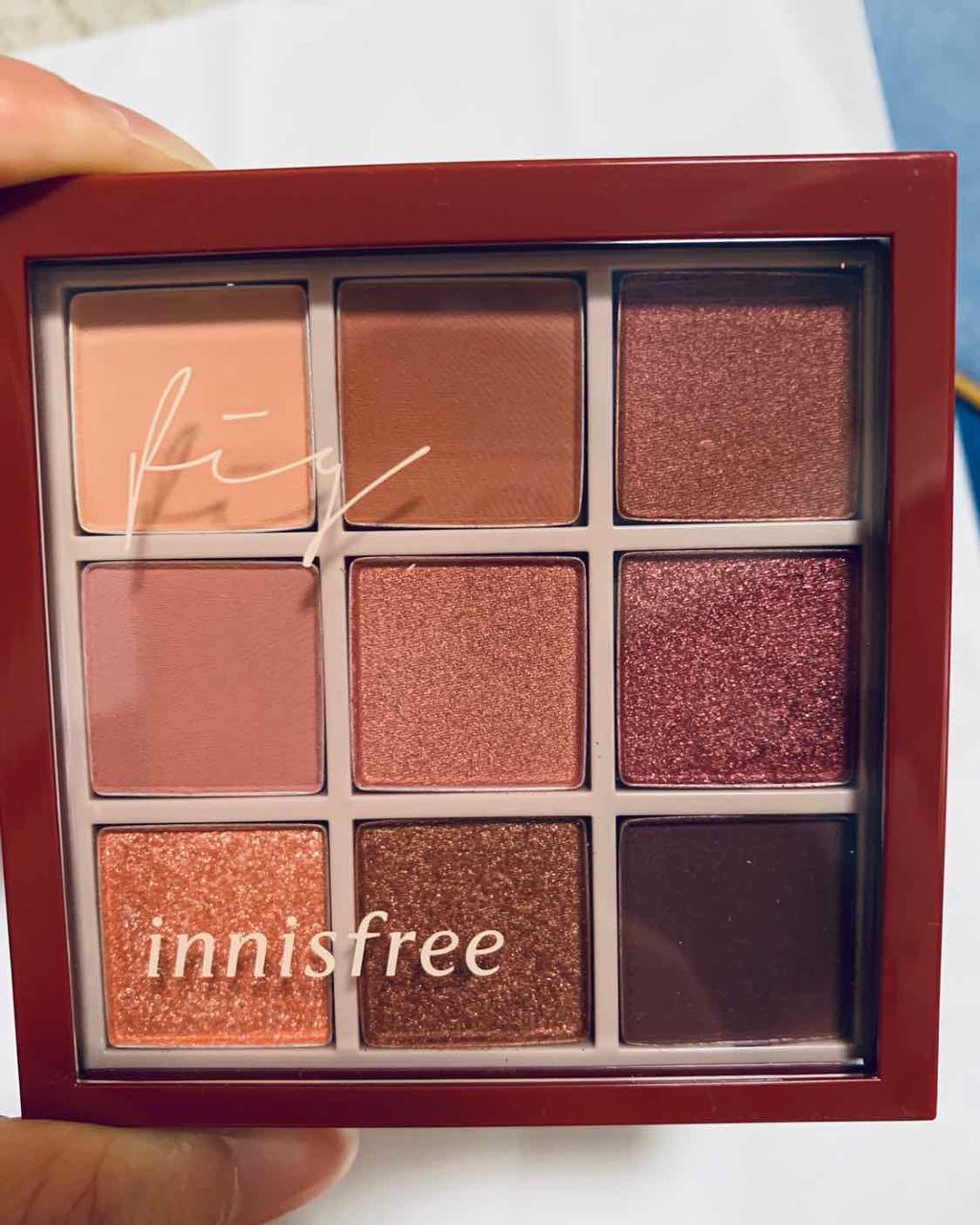 試してみた イチジクムードアイシャドウパレット Innisfreeのリアルな口コミ レビュー Lips