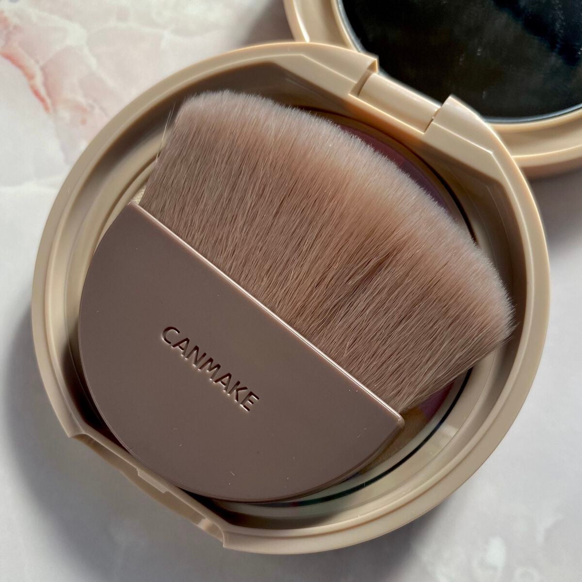 マシュマロフィニッシュパウダーブラシ/キャンメイク/メイクブラシを使ったクチコミ(1枚目)