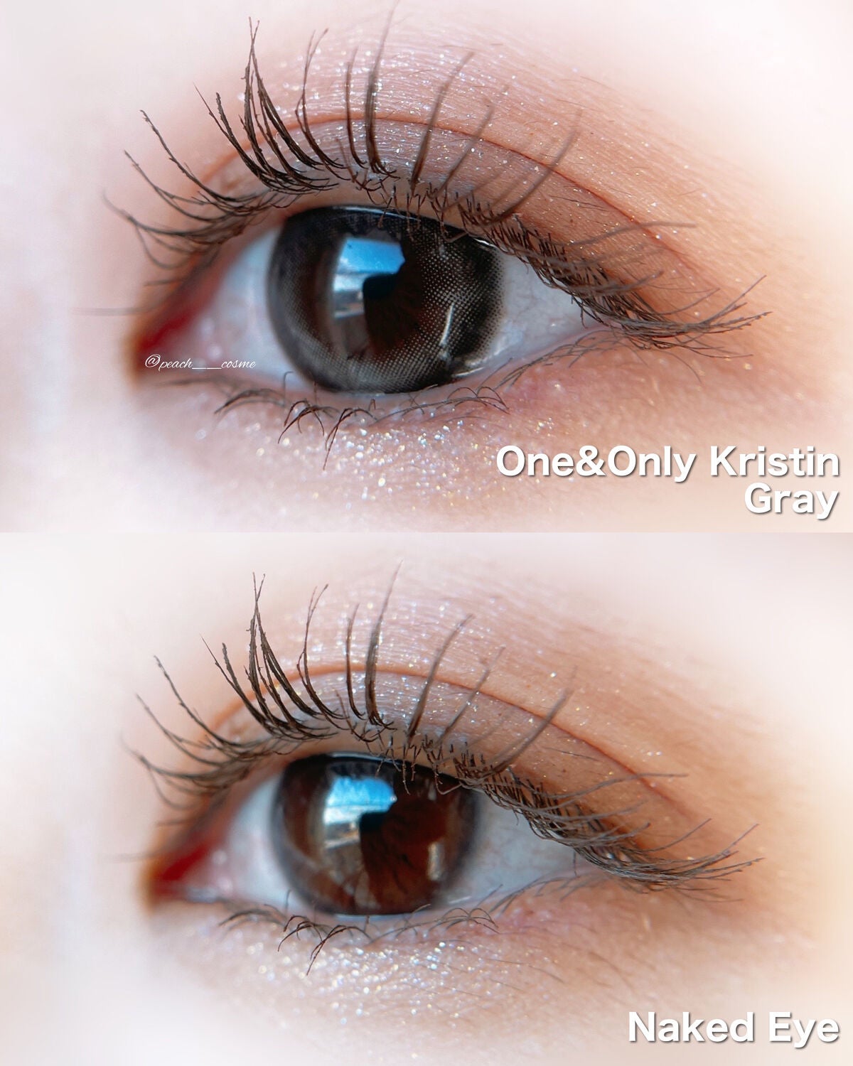 One & Only Kristin/Hapa kristin/カラーコンタクトレンズを使ったクチコミ(4枚目)