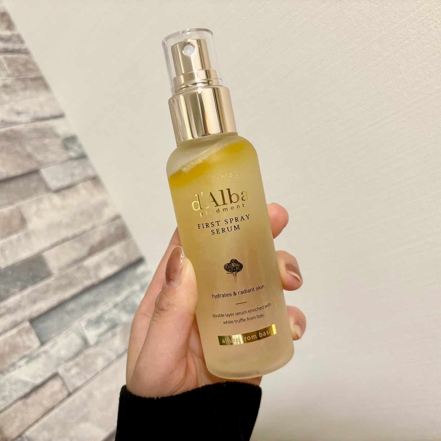 ダルバ ホワイトトリュフファーストスプレーセラム/ダルバ/ミスト状化粧水を使ったクチコミ(4枚目)