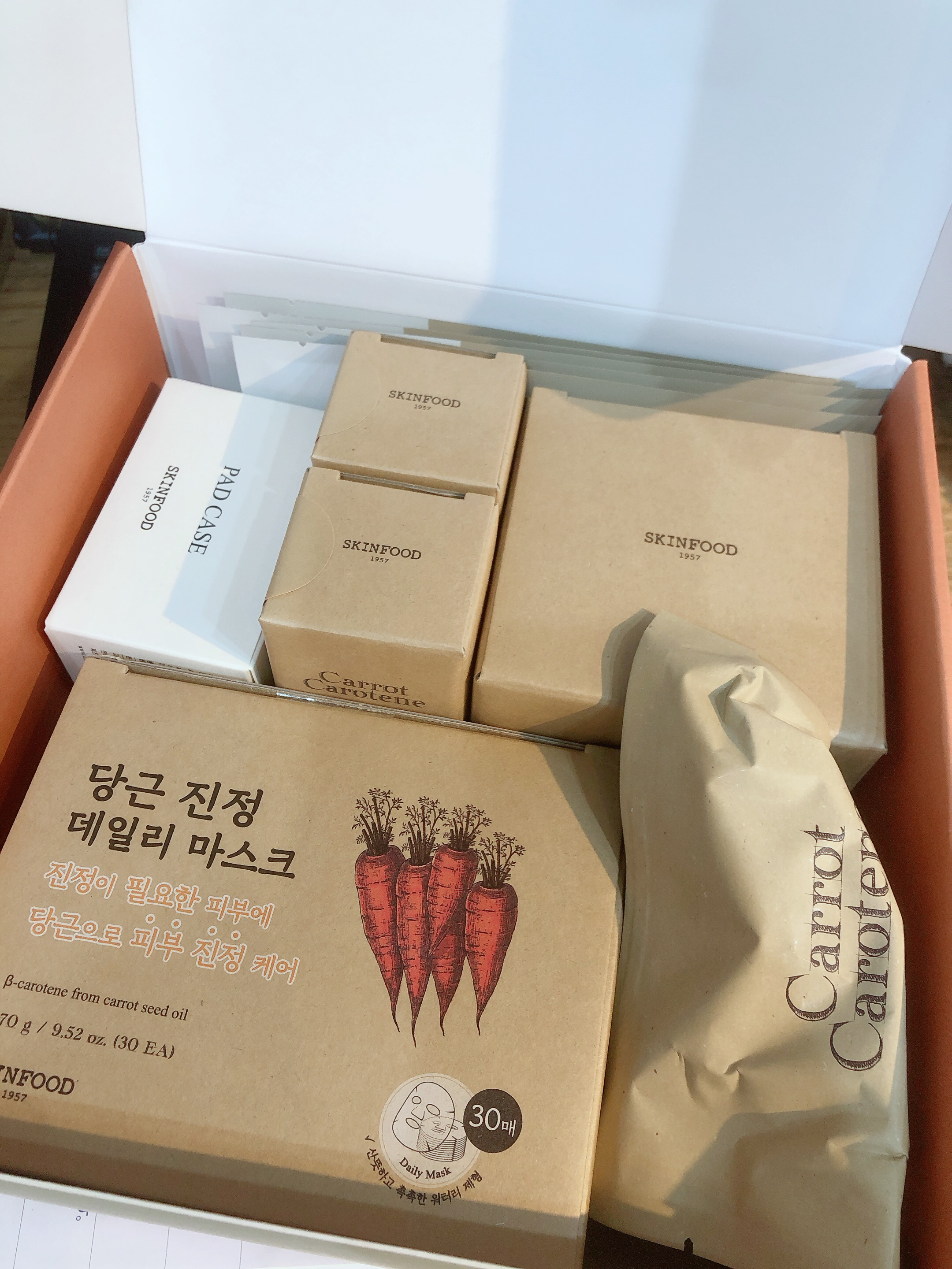 キャロットカロテン カーミングウォーターパッド/SKINFOOD/トナーパッドを使ったクチコミ（1枚目）