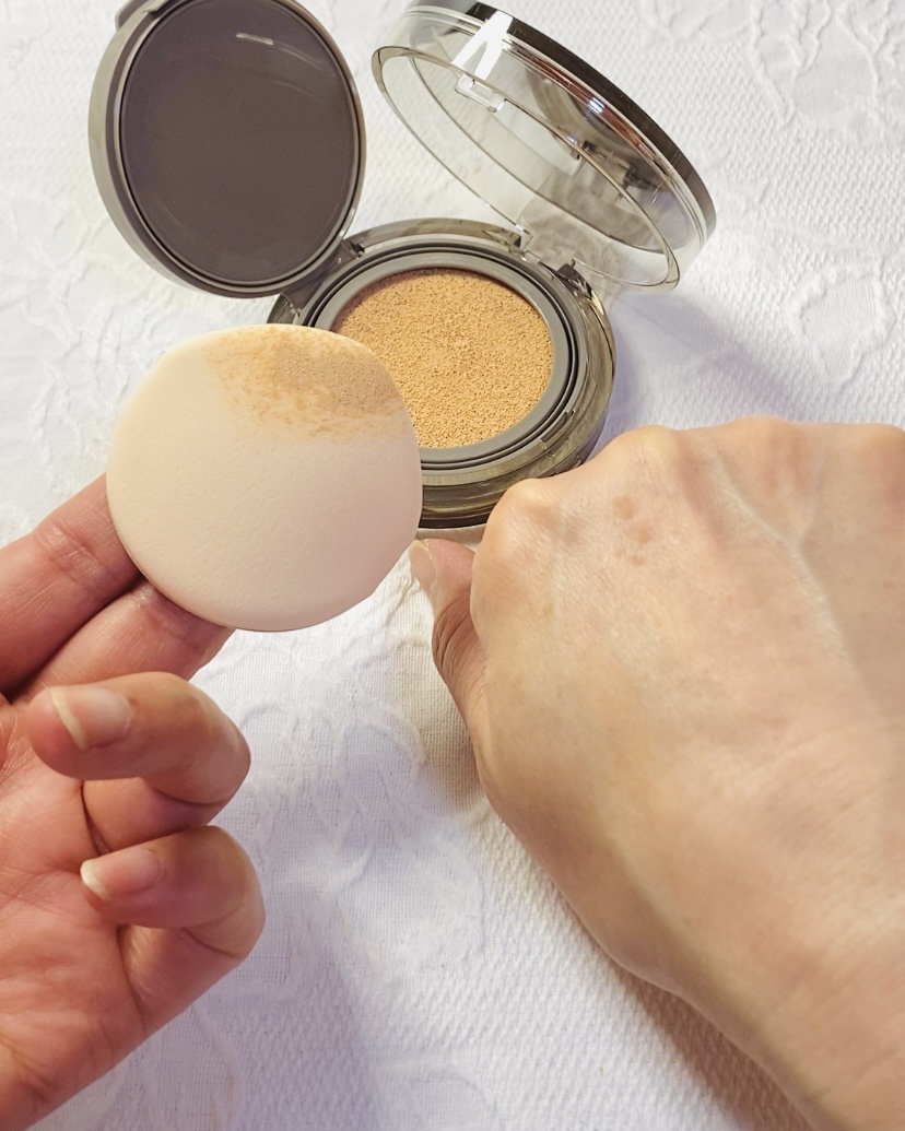 ブラーカバークッション/LUNA/クッションファンデーションを使ったクチコミ（2枚目）