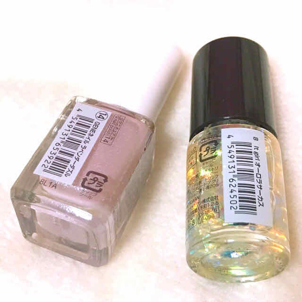 ITGグリッターネイル/DAISO/マニキュアを使ったクチコミ(3枚目)