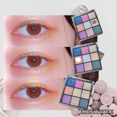 U R GLAM UR GLAM　BLOOMING EYE COLOR PALETTEのクチコミ「密かに🤫オレンジメイク🍊


もう夏と言えるぐらい暑くなってきて、、💦
ほんと暑すぎる🏃💦💦
.....」（2枚目）