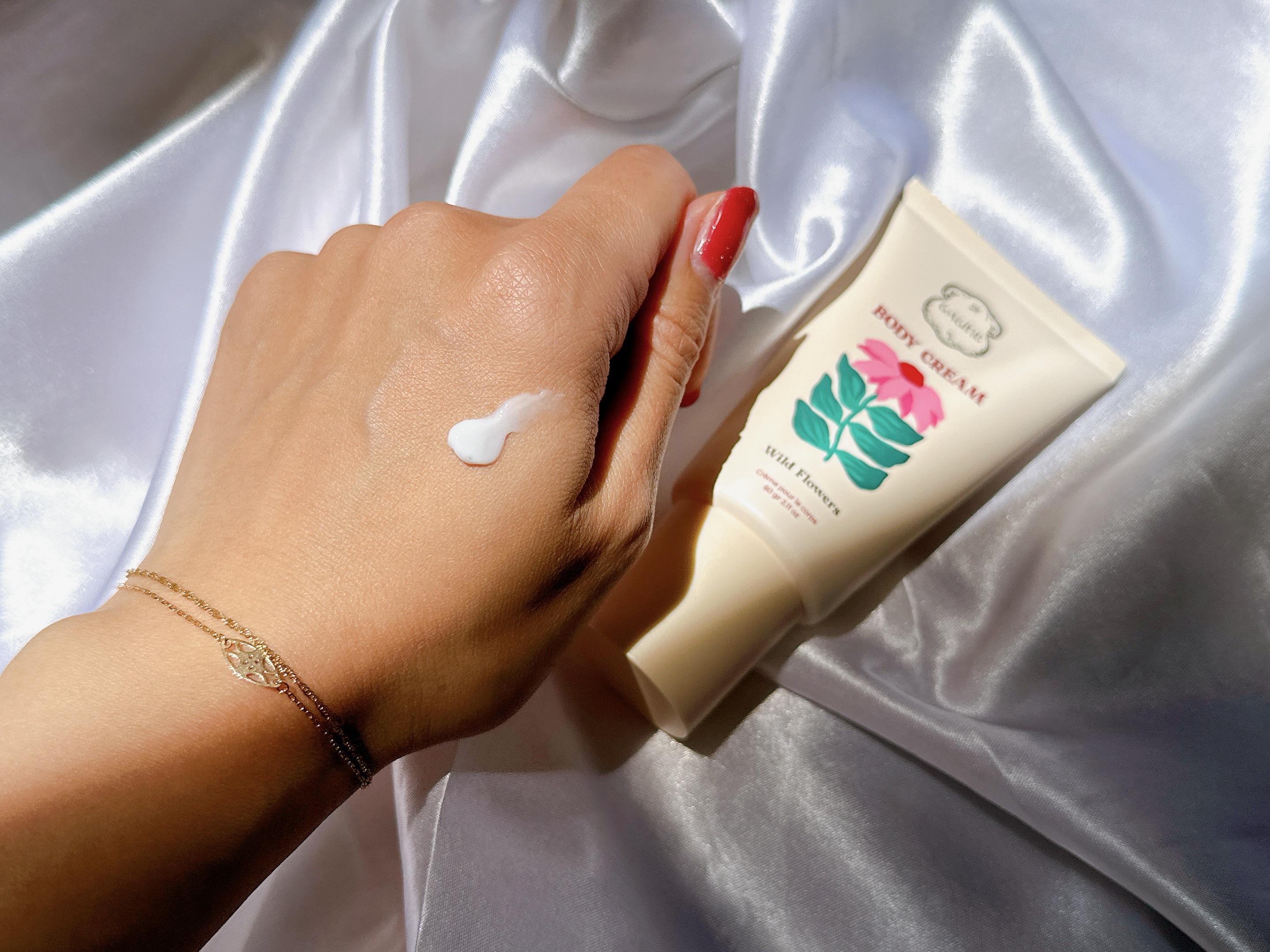 ワイルドフラワー ボディクリーム/Laline/ボディクリームを使ったクチコミ（2枚目）