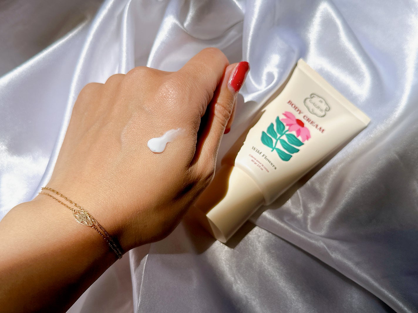 ワイルドフラワー ボディクリーム/Laline/ボディクリームを使ったクチコミ(2枚目)