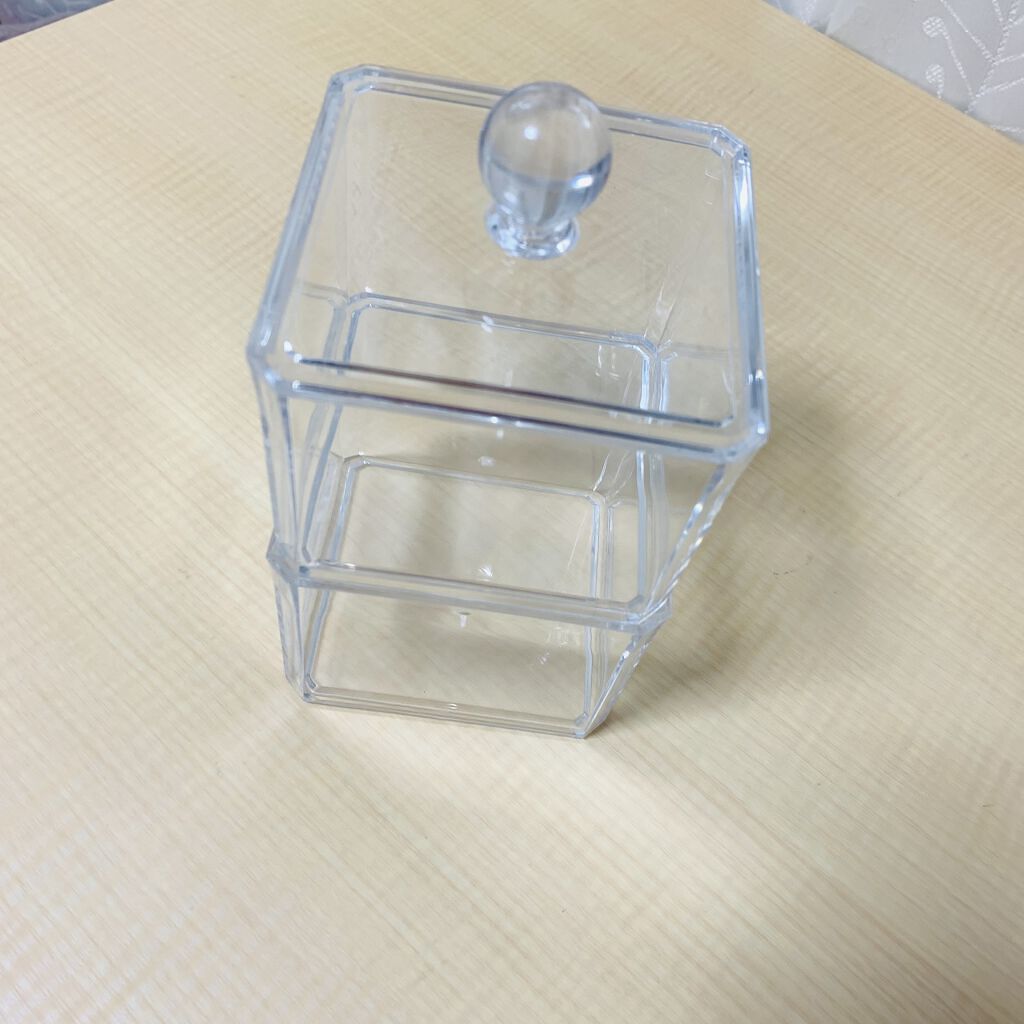 クリアコットンケース/and us/その他化粧小物を使ったクチコミ（2枚目）