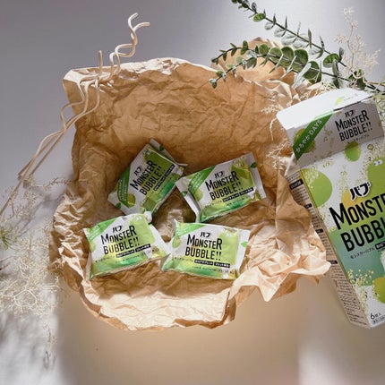 モンスターバブル かろやかDAYS /バブ/炭酸系入浴剤を使ったクチコミ(4枚目)