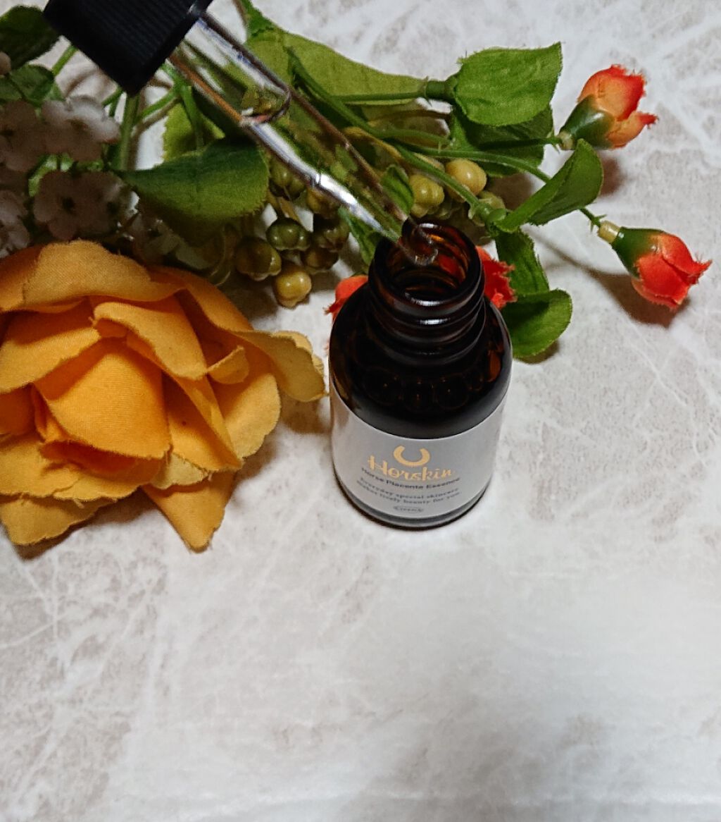 Horskin 馬プラセンタ原液美容液/CIEENA/美容液を使ったクチコミ(2枚目)