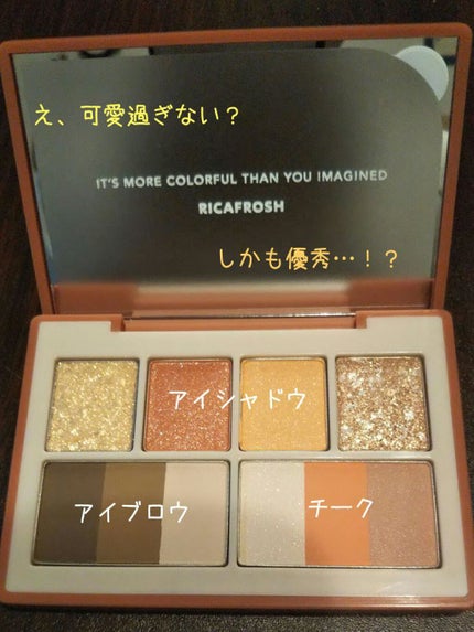 ラグトーマス・キット/RICAFROSH/アイシャドウパレットを使ったクチコミ(1枚目)