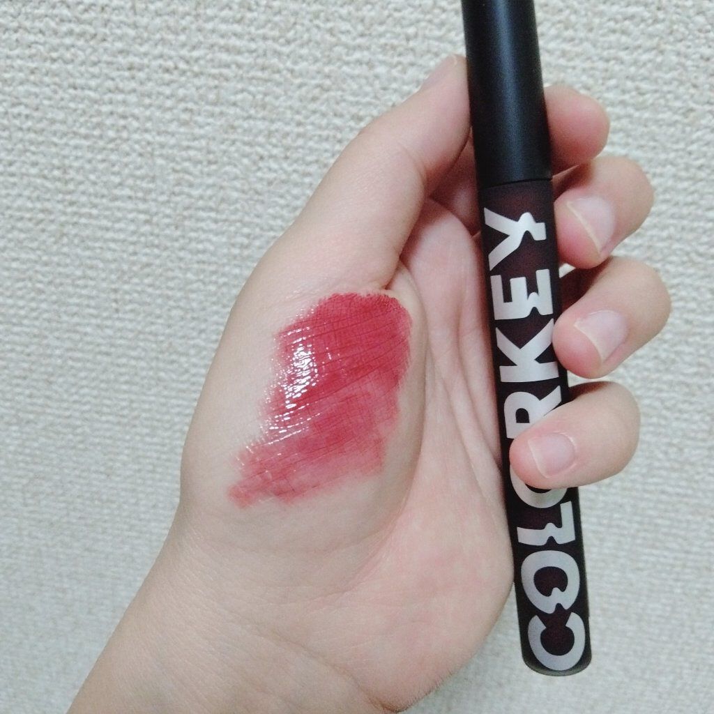 シャインミラーティント/COLORKEY/リップティントを使ったクチコミ（2枚目）