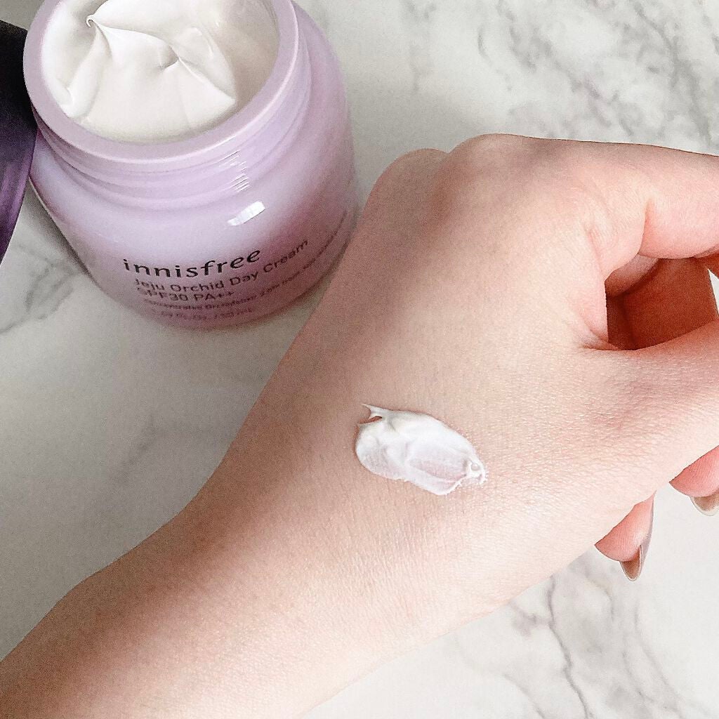 オーキッド デイクリーム/innisfree/フェイスクリームを使ったクチコミ(3枚目)