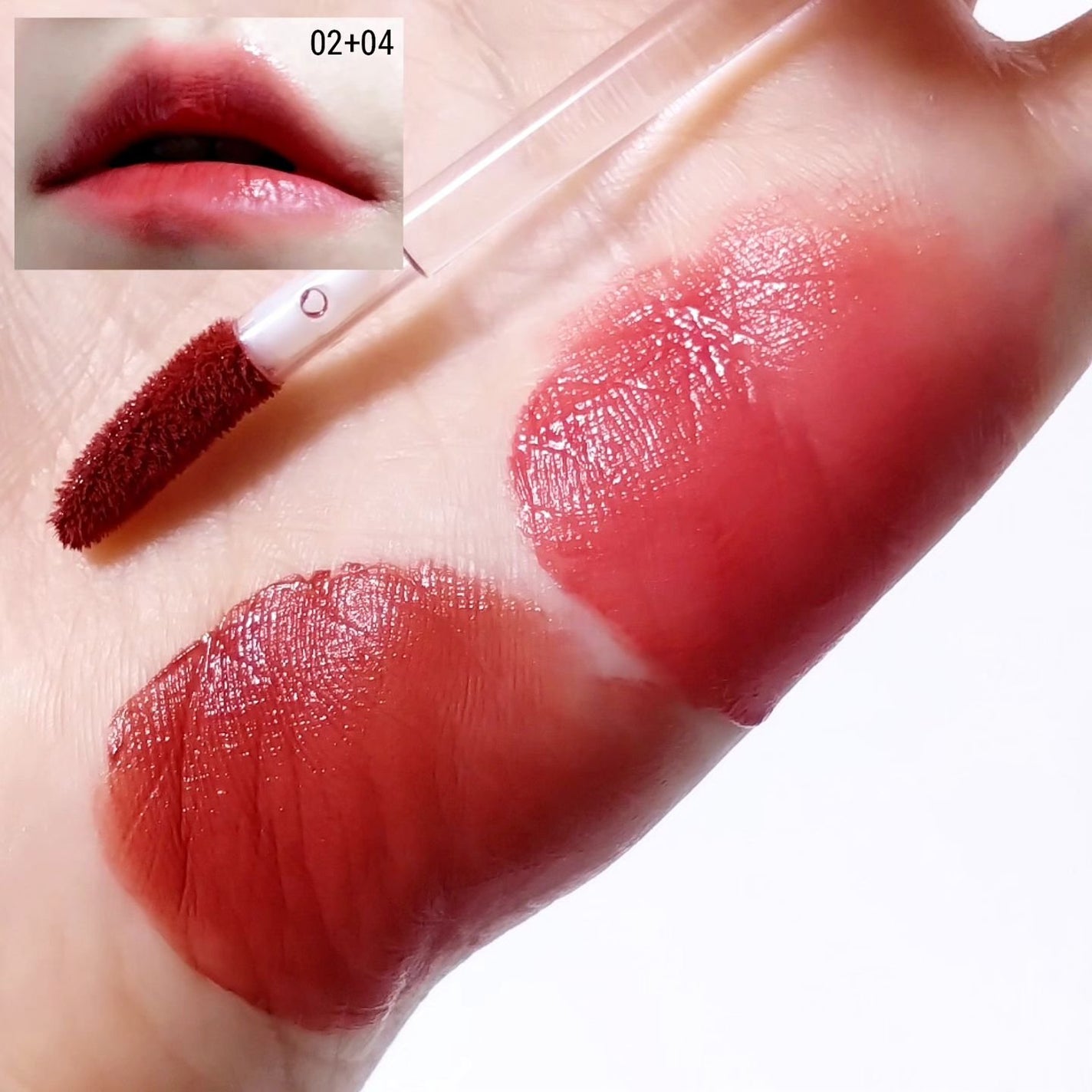 ライトオンベルベットティント/ネイチャーリパブリック/リップティントを使ったクチコミ(3枚目)