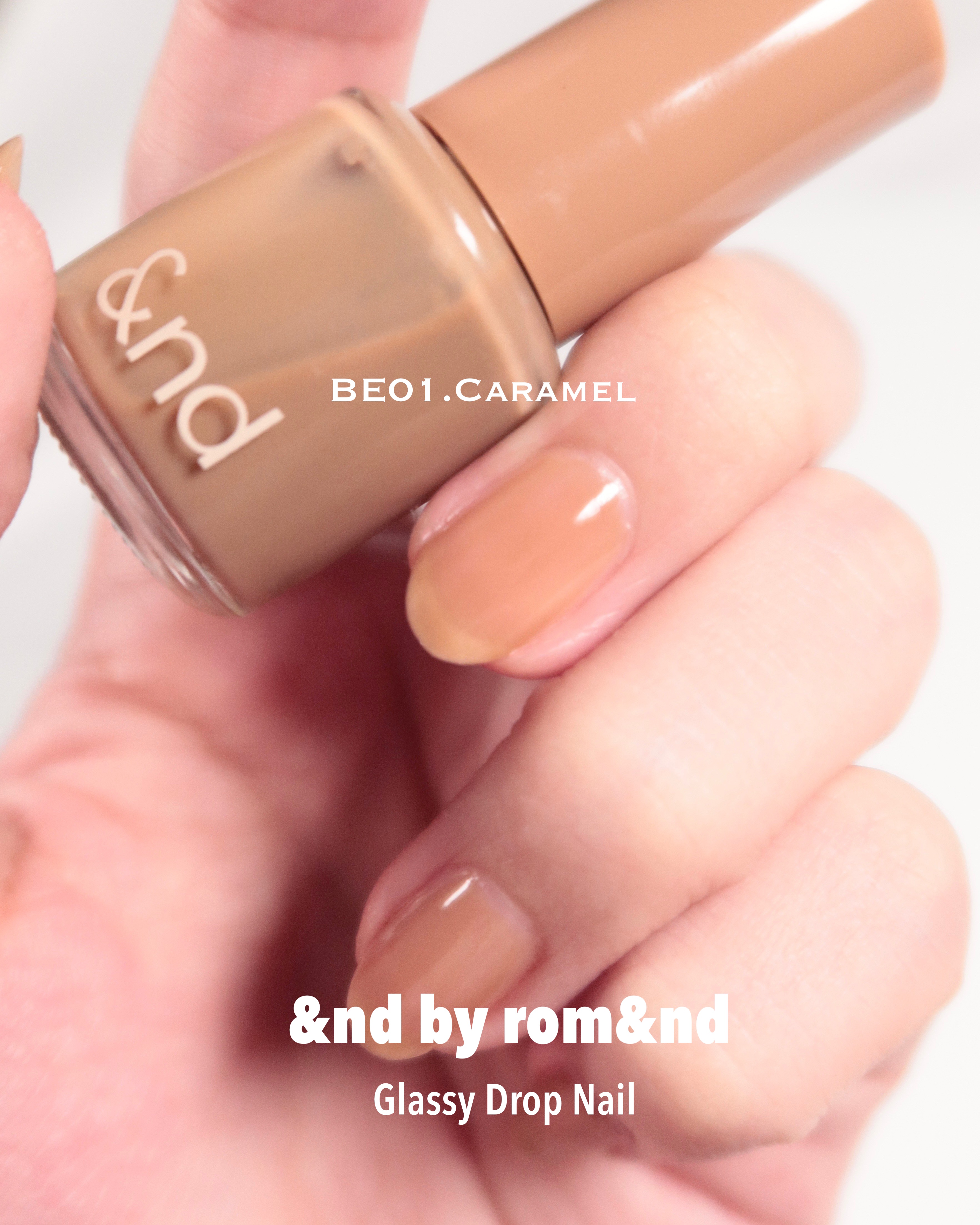 アンドバイロムアンド　グラッシードロップネイル/&nd by rom&nd/マニキュアを使ったクチコミ（3枚目）