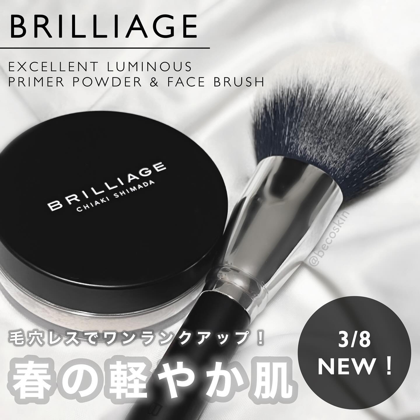 FACE BRUSH/ブリリアージュ/メイクブラシを使ったクチコミ（1枚目）