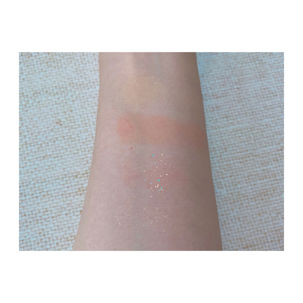 TWINKLE POP Pearl Flex Glitter Eye Palette ヘイ、コーラル/CLIO/アイシャドウパレットを使ったクチコミ（3枚目）