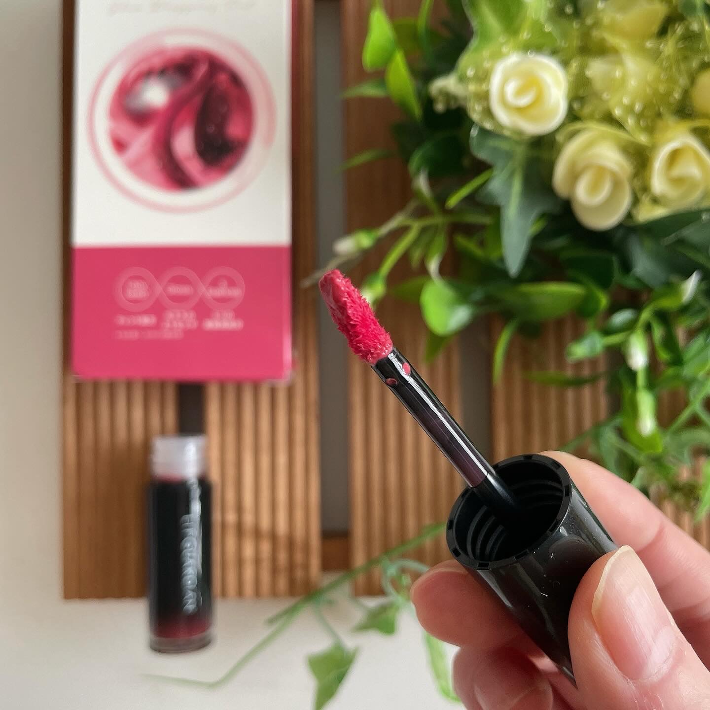 グロウラッピングティント/LIPGUARDIAN/リップティントを使ったクチコミ（2枚目）