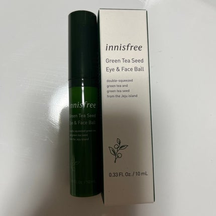 グリーンティーシード アイ&フェイスボール/innisfree/美容液を使ったクチコミ(1枚目)