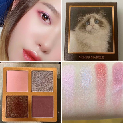 Venus Marble アイシャドウキャットシリーズ/Venus Marble/アイシャドウパレットを使ったクチコミ(1枚目)